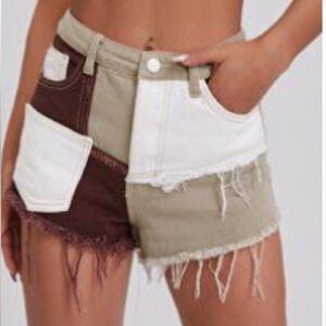 Shein multi colored shorts